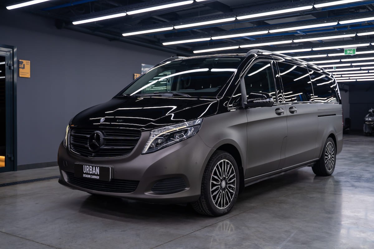Mercedes-Benz V-Class после оклейки виниловой плёнкой